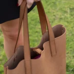 Deri Çanta Tote Bag - Şıklık Ve Sadelik Bir Arada - Gerçek Deri & El Yapımı - Görsel 13