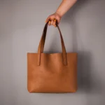 Deri Çanta Tote Bag - Şıklık Ve Sadelik Bir Arada - Gerçek Deri & El Yapımı - Görsel 5
